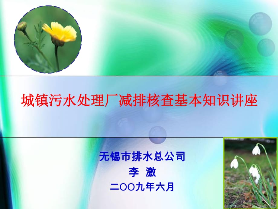 城鎮(zhèn)污水處理廠工藝_第1頁