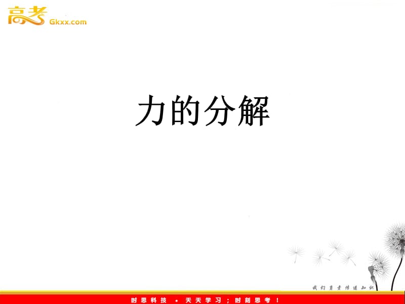 高中物理课件 《力的分解》ppt_第2页