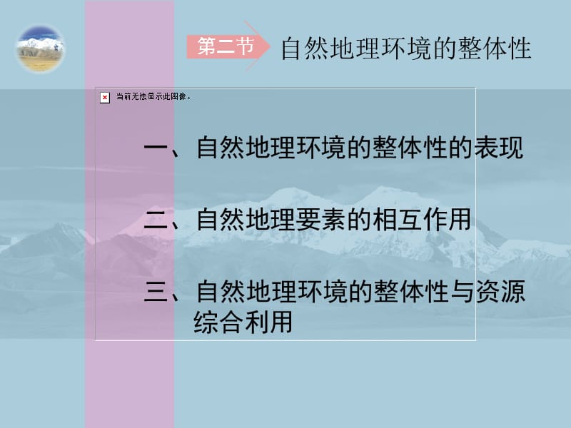 高一地理湘教版必修一课件 3.2《自然地理环境的整体性》ppt课件_第3页