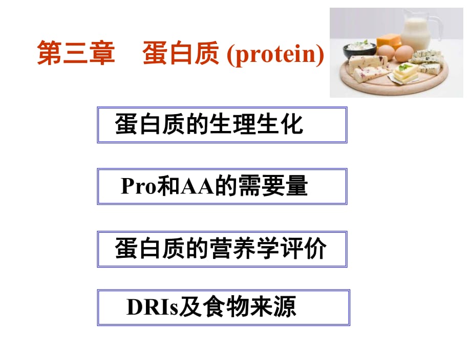 食物中的蛋白质介绍_第1页