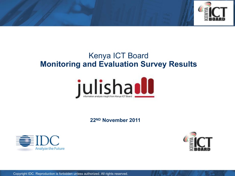 肯尼亚ICT行业市场调查报告英_第1页