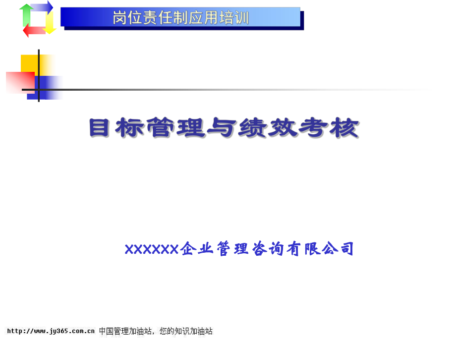 岗位责任制应用培训-目标管理与绩效考核_第1页