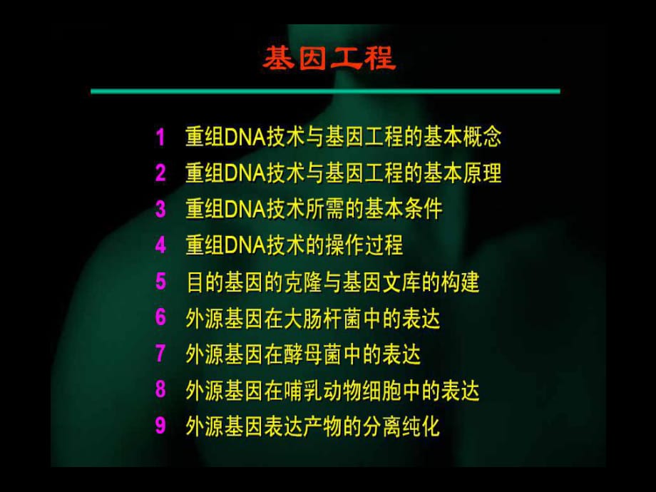 外源基因表达产物的分离纯化_第1页