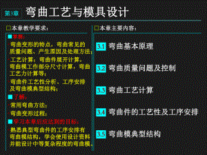 彎曲工藝與模具設(shè)計