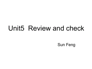 牛津蘇教四上Unit5Reviewandcheck課件之一