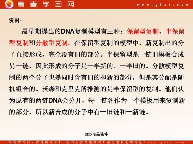 高中生物《DNA的复制 》课件（2《张PPT）（中图版必修2）_第3页