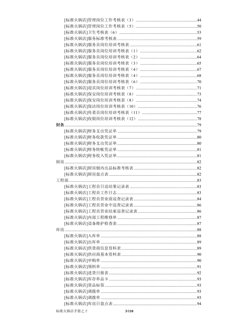 (10)标准火锅店常用表格_第3页