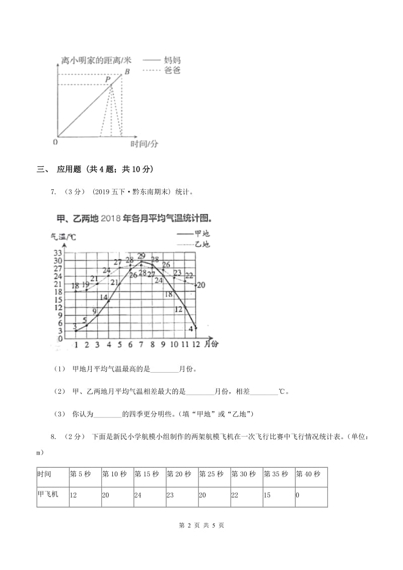 苏教版小学数学五年级下册 第二单元测试卷（I）卷_第2页