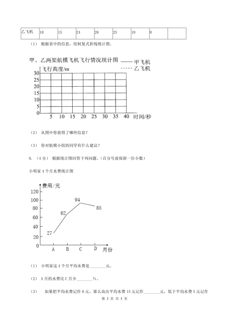 苏教版小学数学五年级下册 第二单元测试卷（I）卷_第3页