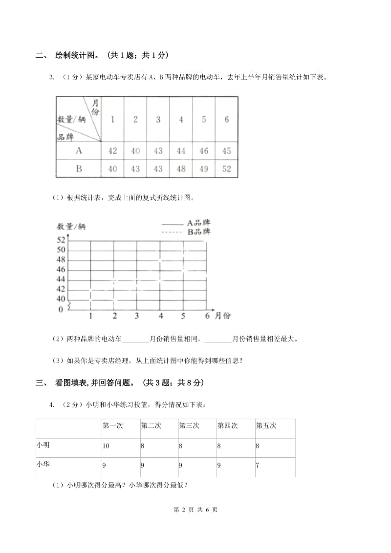 五年级下册第六单元测试卷(I)卷_第2页