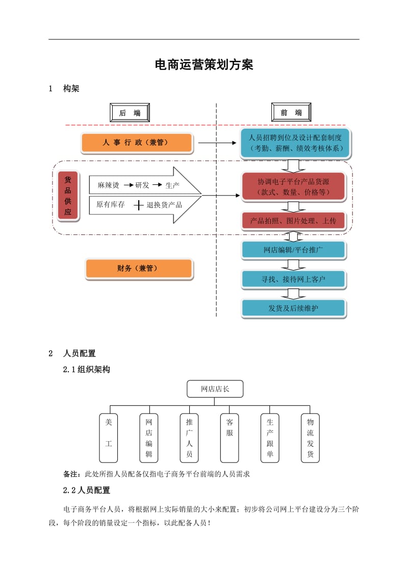 电商运营策划方案_第1页