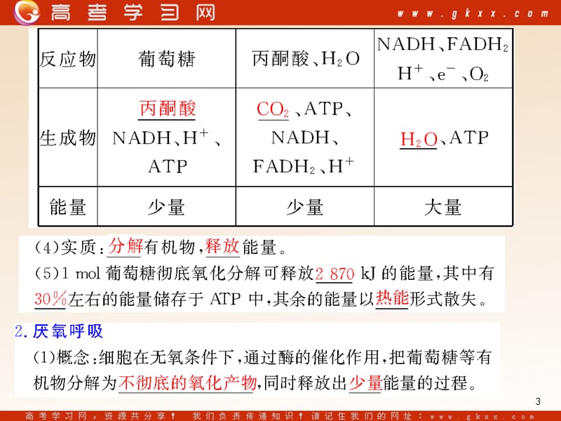 高中生物《细胞呼吸》课件8（67张PPT）（苏教版必修1）_第3页