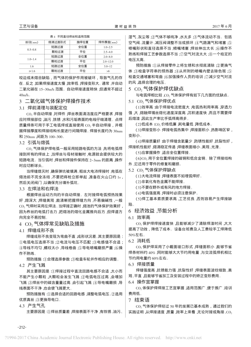 在焊接工艺中二氧化碳保护焊的应用_潘燕武_第2页