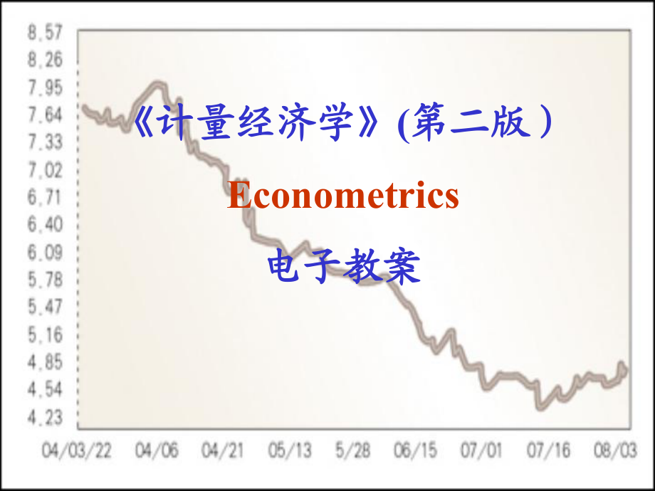 《計(jì)量經(jīng)濟(jì)學(xué)》緒論》PPT課件_第1頁(yè)