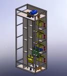 四層電梯（機(jī)構(gòu)完整）結(jié)構(gòu)三維圖紙