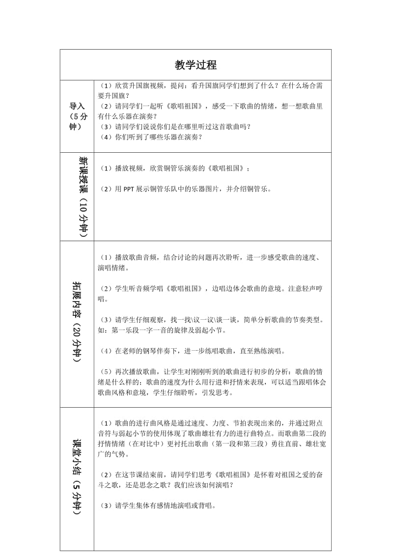 《歌唱祖国》教学教案设计_第3页