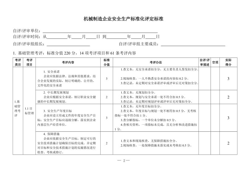 《机械制造企业安全生产标准化评定标准》_第2页