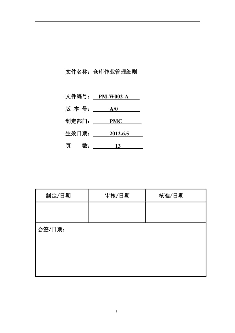 仓库管理制度及流程图_第1页