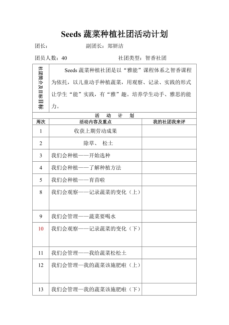 seeds-蔬菜种植-社团教案与计划_第1页