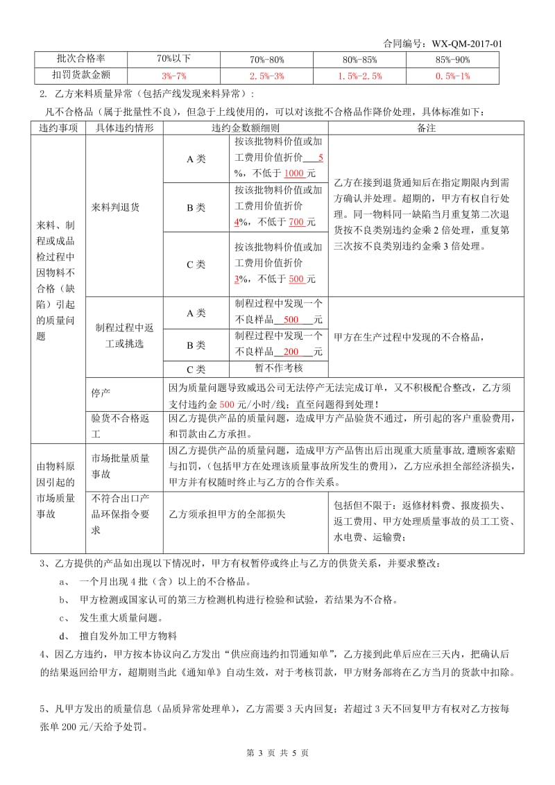 产品质量保证协议_第3页