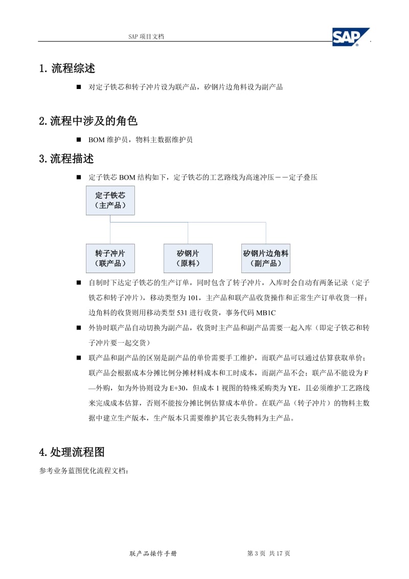 SAP系统中联产品和副产品的设置操作手册_第3页