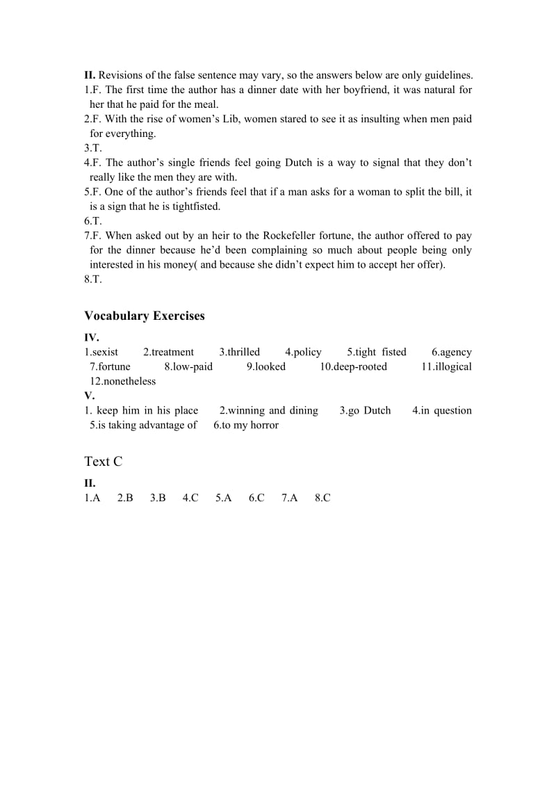 21世纪大学英语读写教程第三册unit2课后答案(全)_第3页