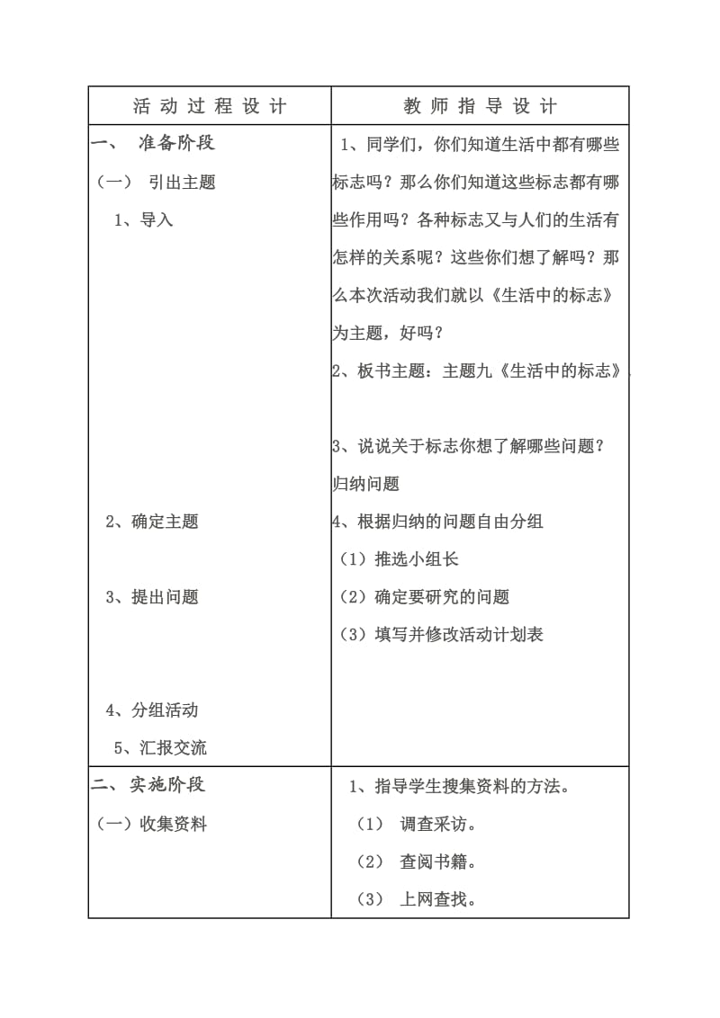 八年级综合实践活动课教案_第3页