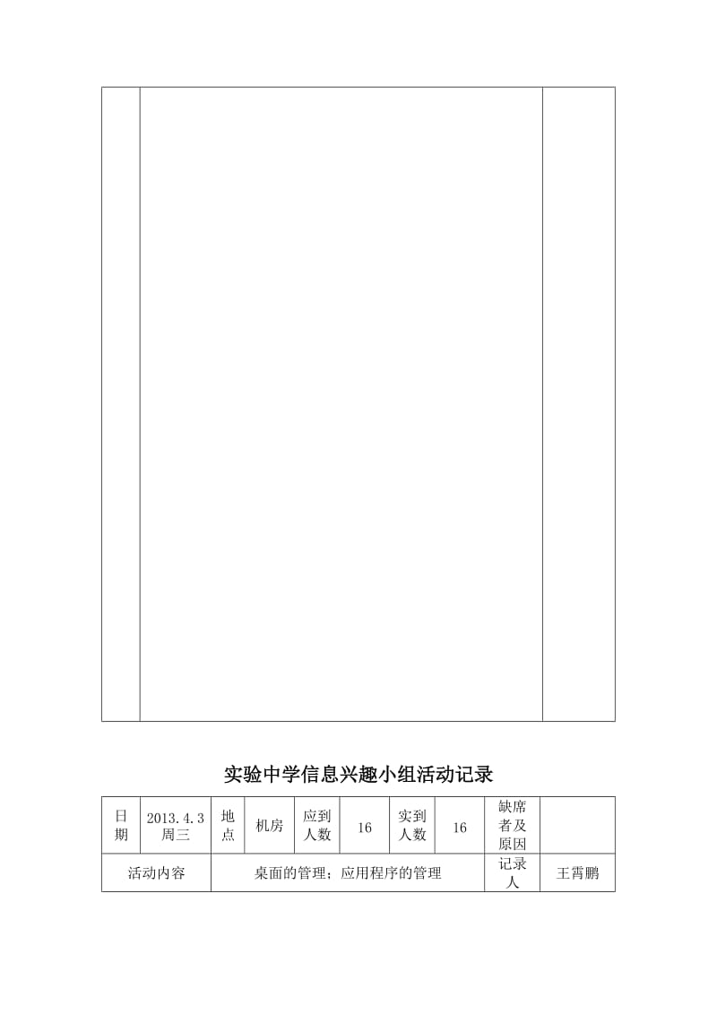 1107信息技术兴趣小组活动记录_第3页