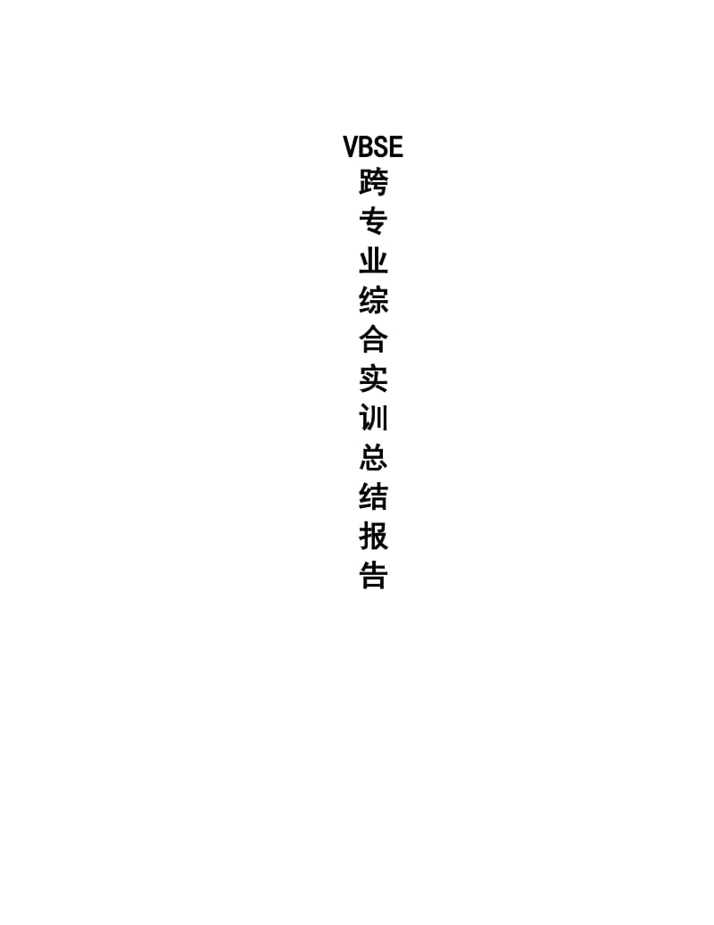 VBSE人力资源部实训总结_第1页