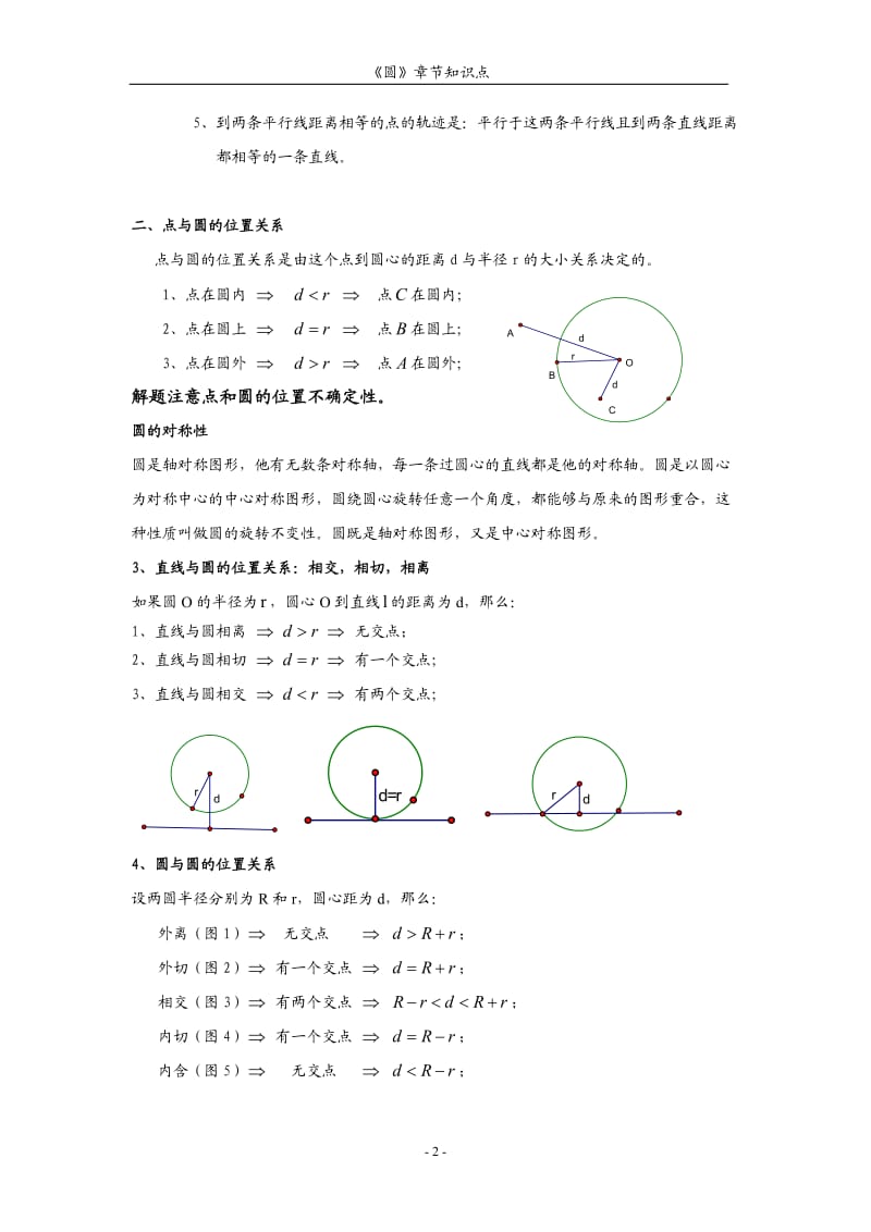 《圆》章节知识点总结_第2页