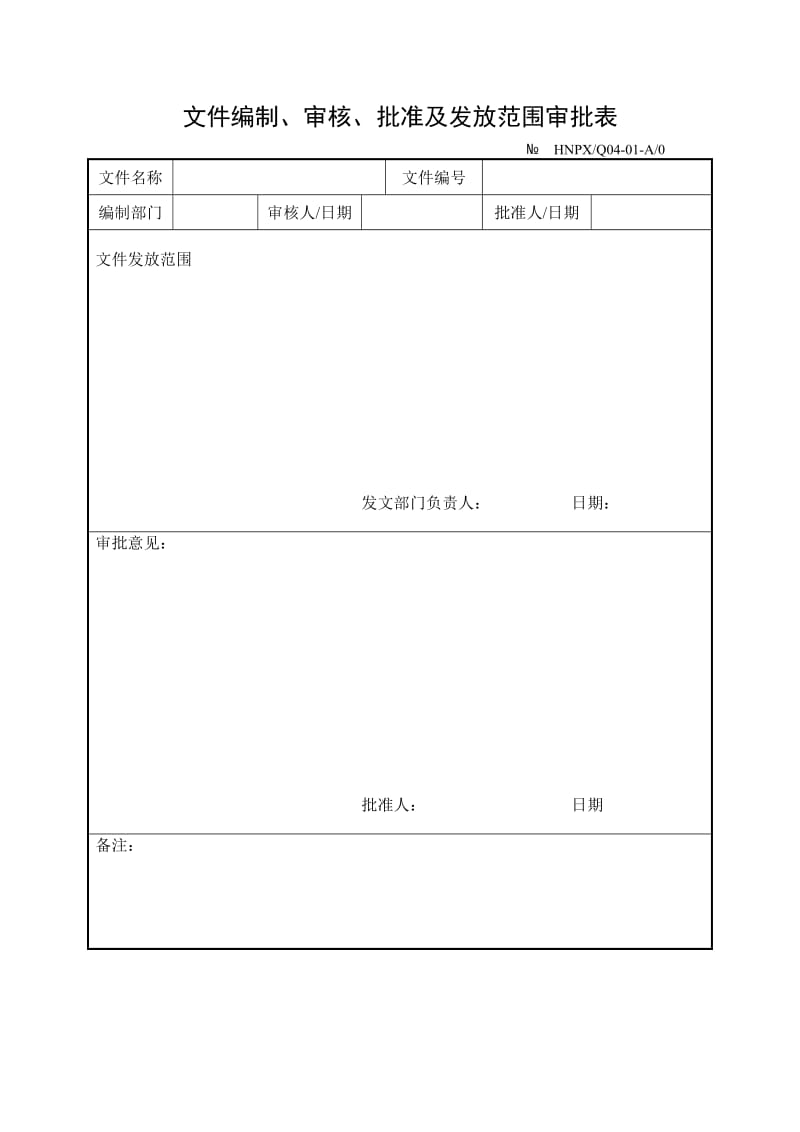 iso9001实用全套表格_第3页