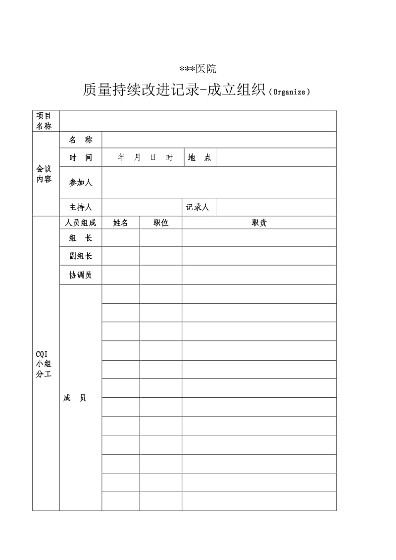 PDCA持续改进记录表_第3页