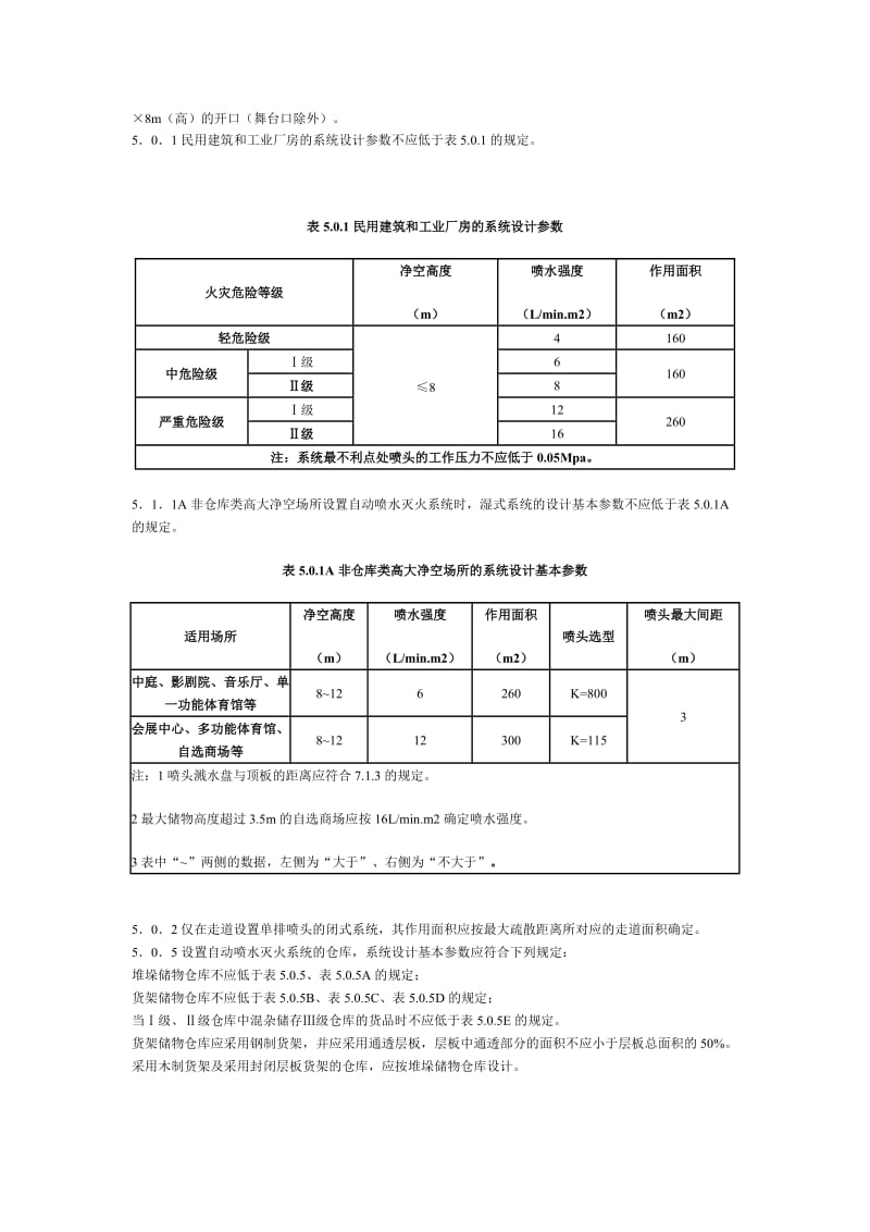 《自动喷火灭火系统设计规范》2005修订版_第2页