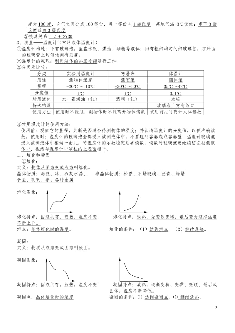 2017年最新人教版八年级上册物理知识点归纳_第3页