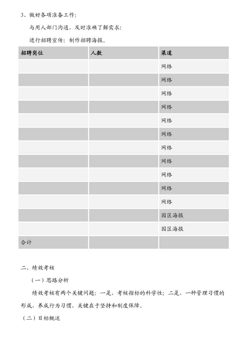 2017年度行政人事部工作计划_第2页