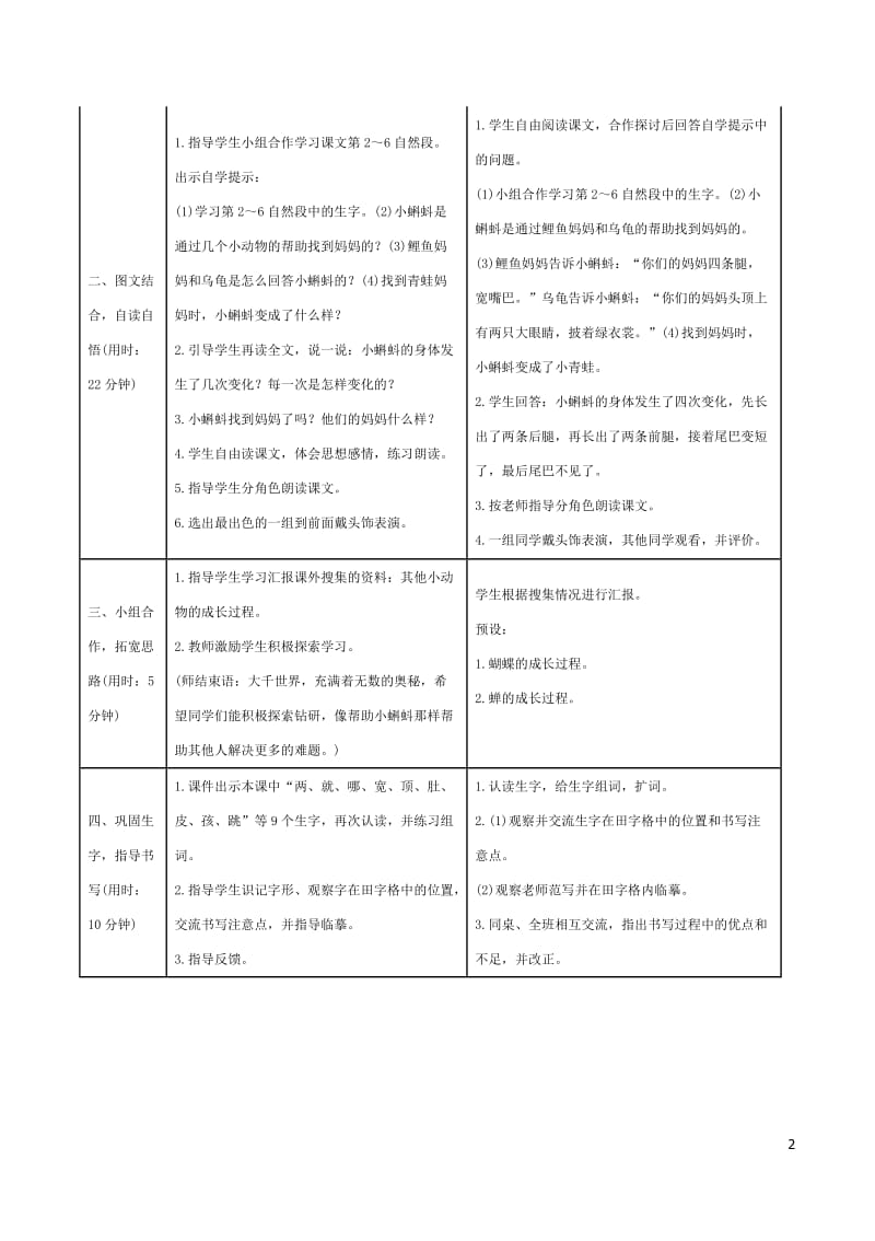 2017年部编本人教版二年级语文上册上册导学案_第3页