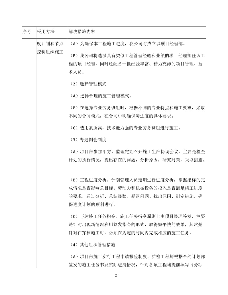 关键施工重点、难点认识及解决措施_第2页