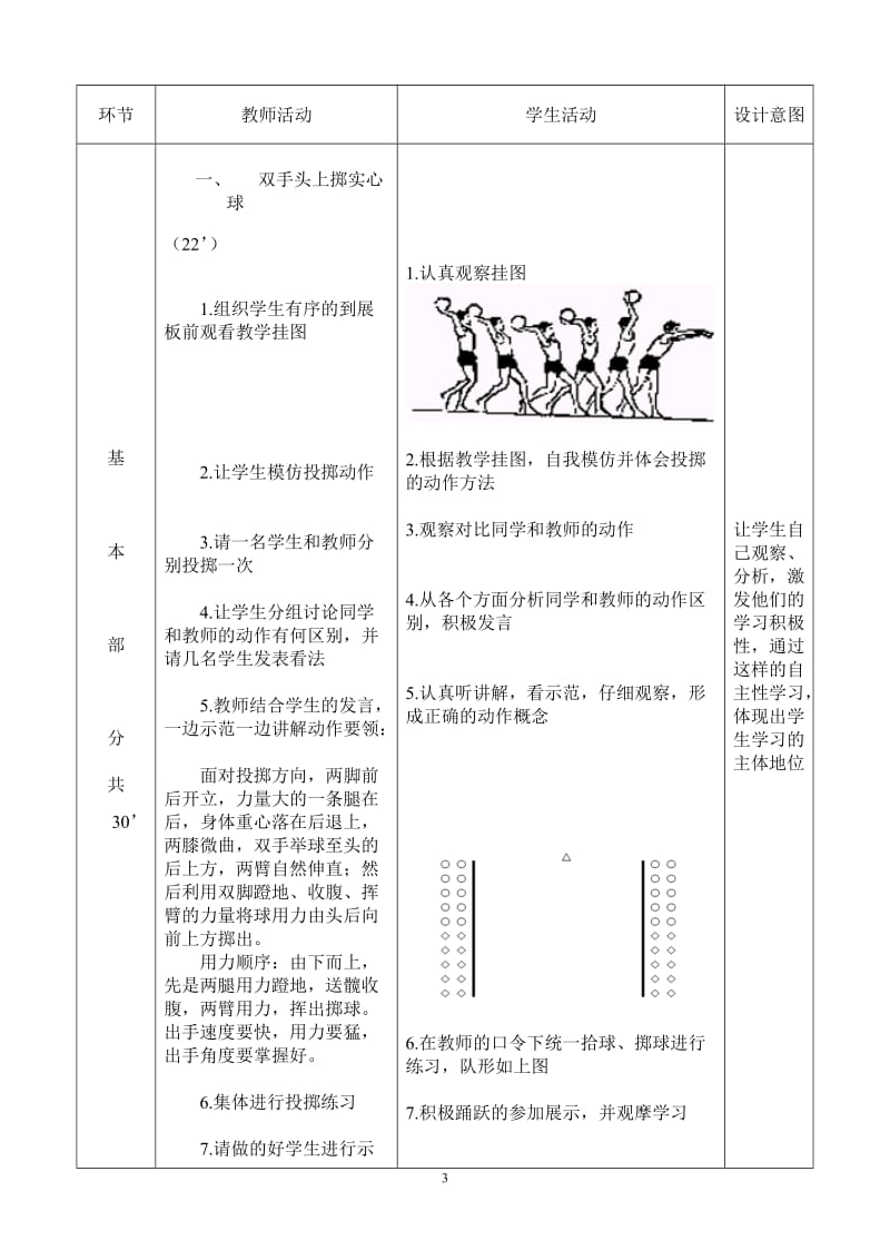 初中体育教学设计_第3页