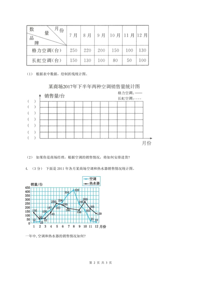 浙教版小学数学六年级上册 第21课时 身高和体重C卷_第2页