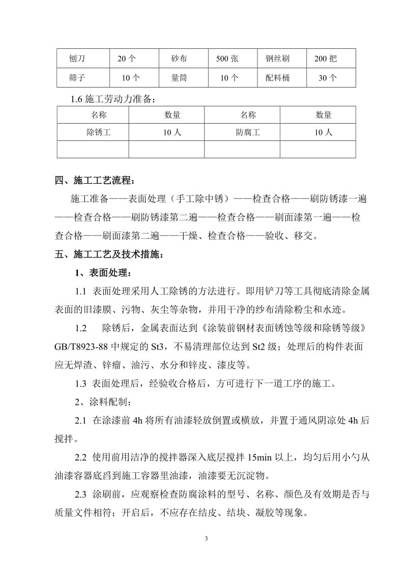 变电站设备防腐工程施工方案_第3页