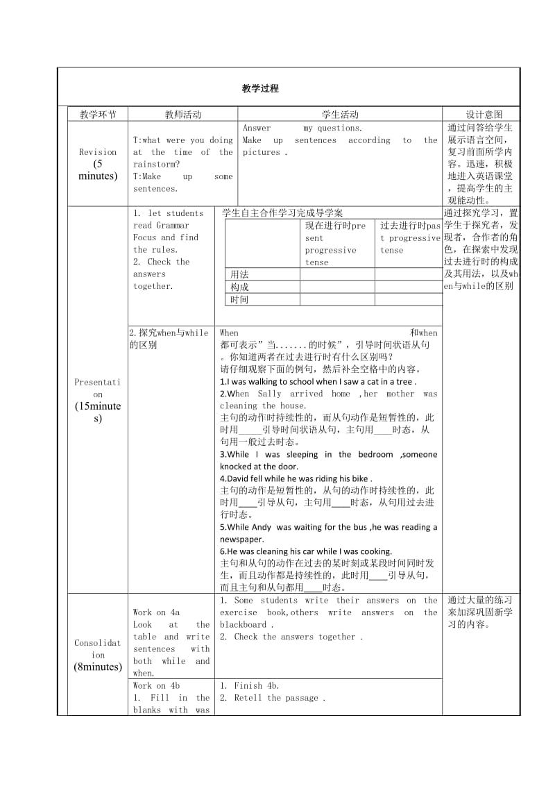 初中英语教学设计方案_第2页