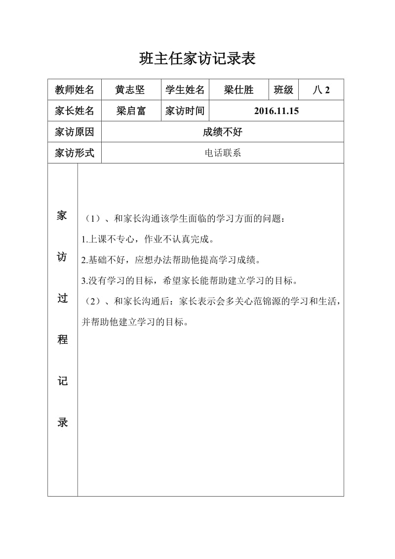 班主任家访记录表_第3页