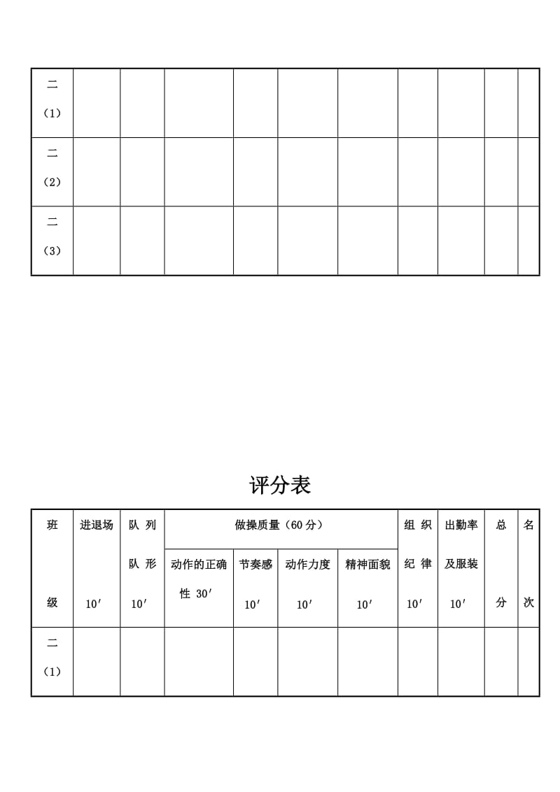 广播体操比赛评分表_第3页