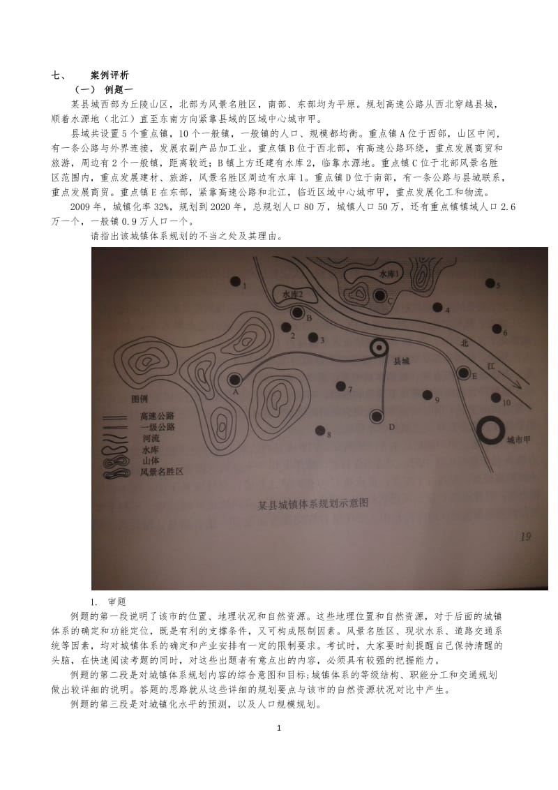 城市规划实务试题解析_第1页