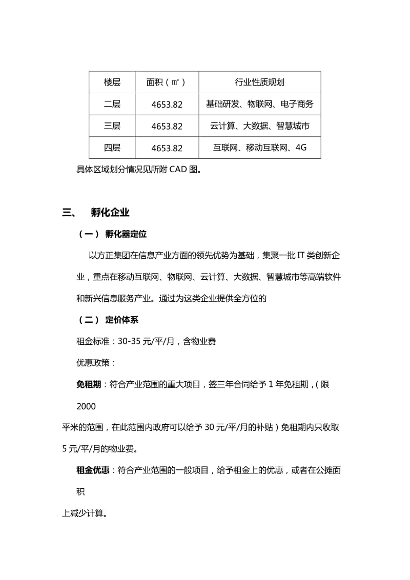 方正科技产业园孵化器规划方案_第3页