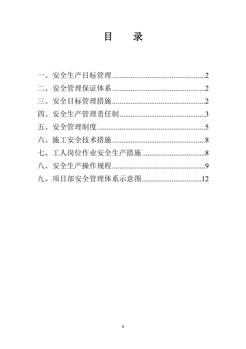 安全、管理体系实施方案_第1页