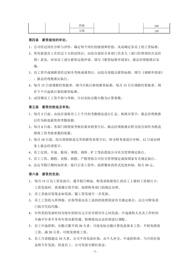 公司制度——完整的公司薪资管理规定_第3页