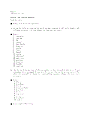 大學(xué)英語(yǔ)綜合教程4(Unit6)教程答案