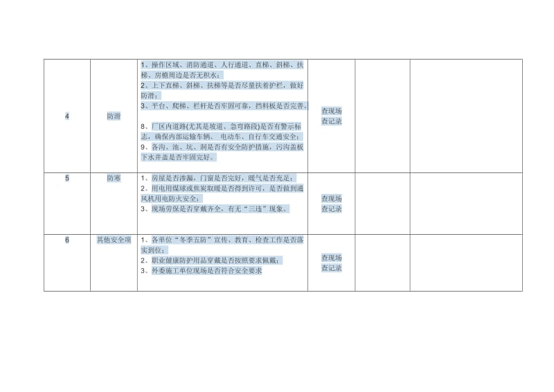 冬季五防检查表_第3页