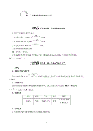 高中化學(xué)人教版必修1精講精練 第4章第2講 富集在海水中的元素—氯